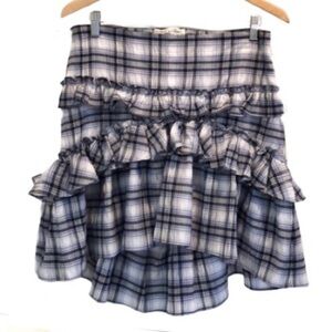 🌈 6/$60, NWT, Max Studio, Ruffled, Bge/Blu, Mini, 10